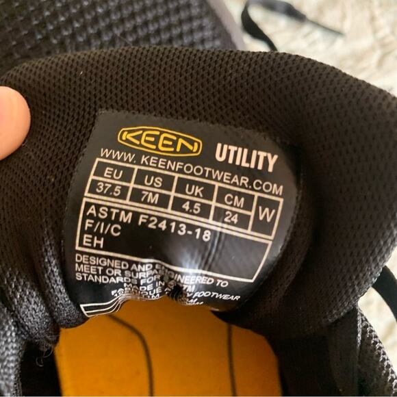 Keen Utility Sparta Aluminum Steel Toe Safety Shoe Women’s Size 7 - Picture 13 of 13